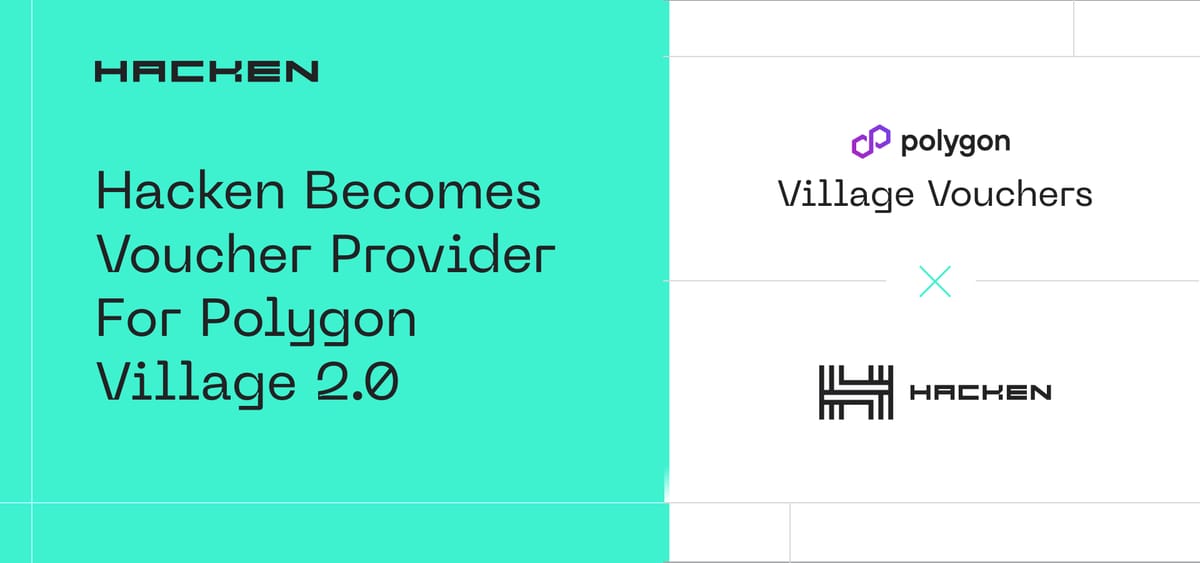 Hacken's Ongoing Commitment as Voucher Provider for Polygon Village 2.0