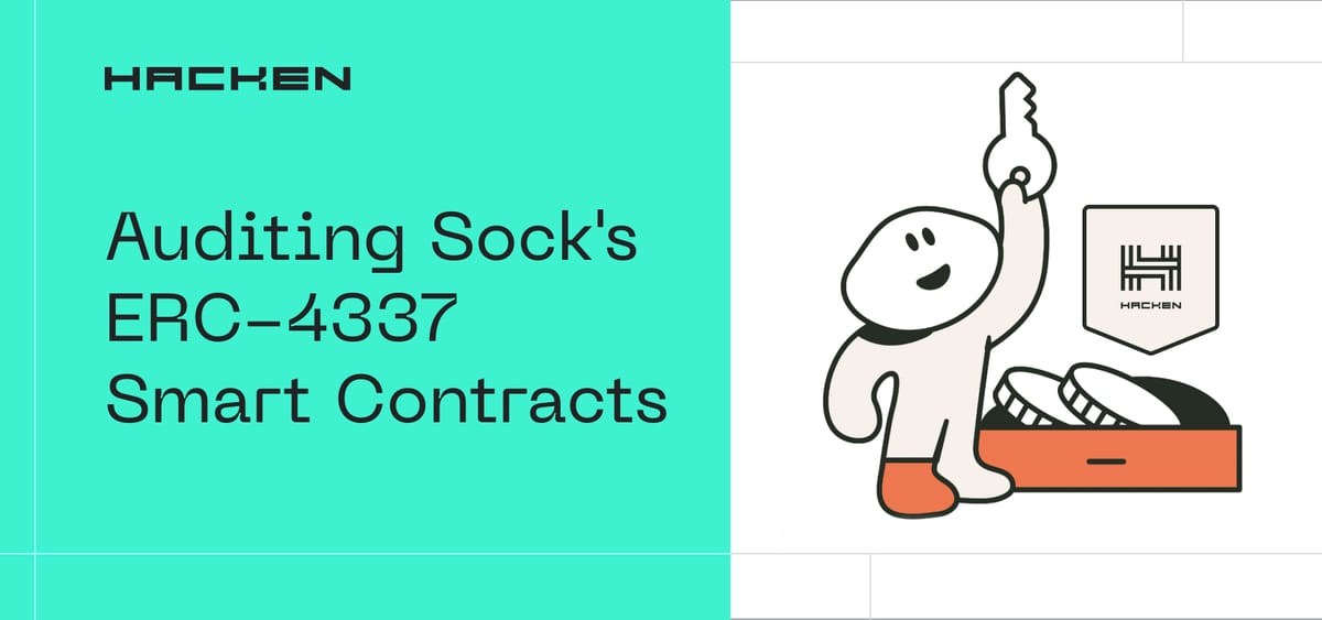 Smart Contract Audit of Sock's ERC-4337 Compliant Self-Custodial Trading Platform
