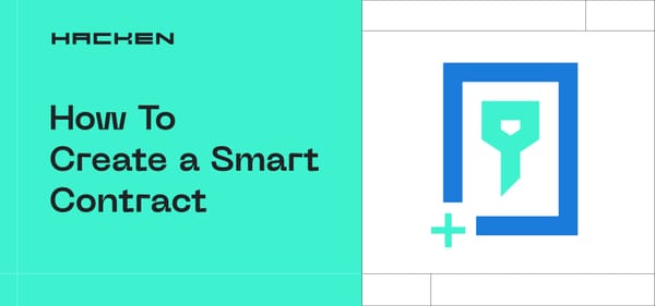 How To Create A Smart Contract With Ethereum & Solidity
