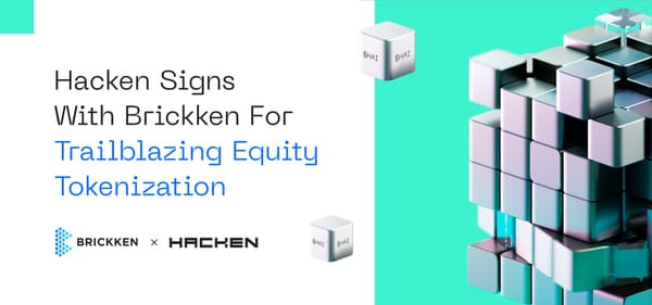 Hacken Signs with Brickken for Trailblazing Equity Tokenization